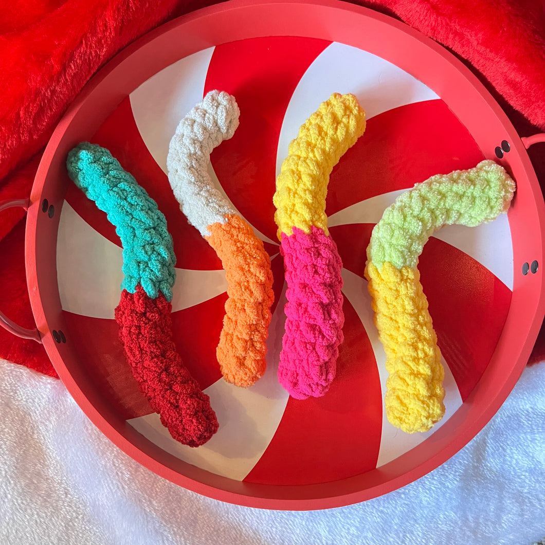 Gummy worms - Bendable!