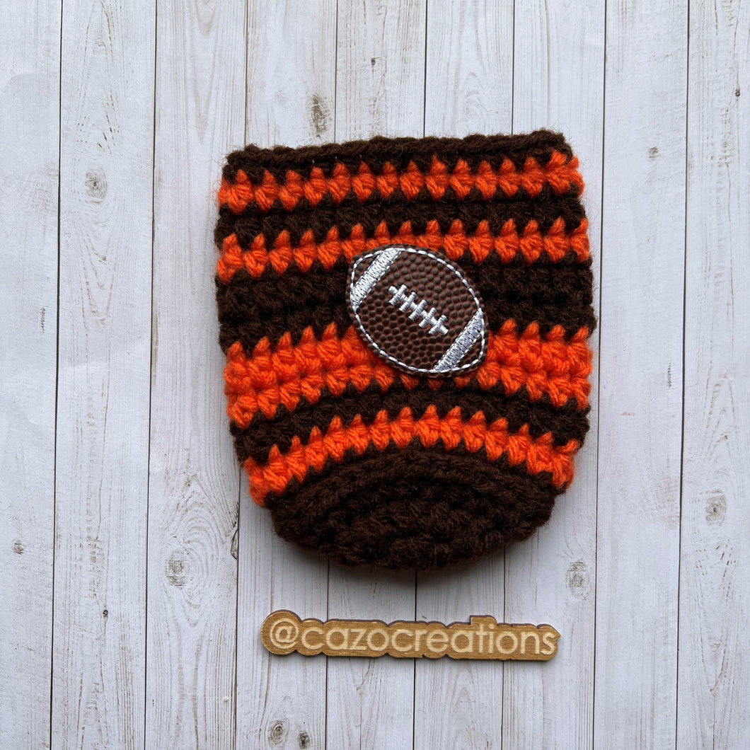 Browns Football Inspired Can Cozy