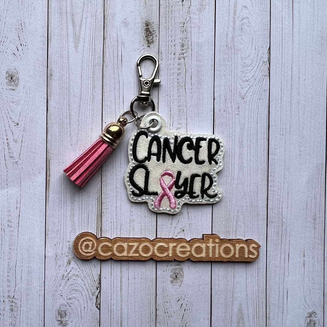 Cancer Slayer Keychain