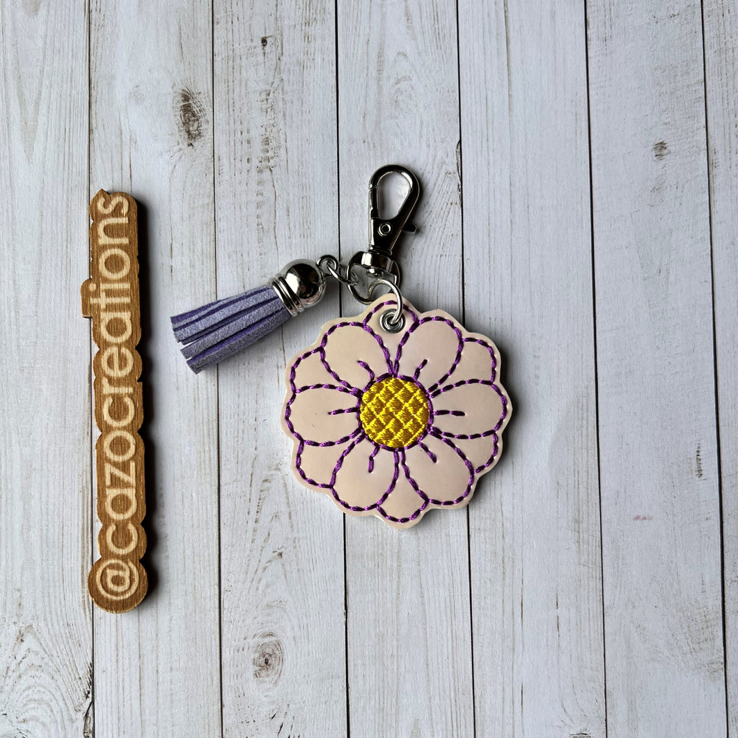 UV Color Changing Flower Keychain