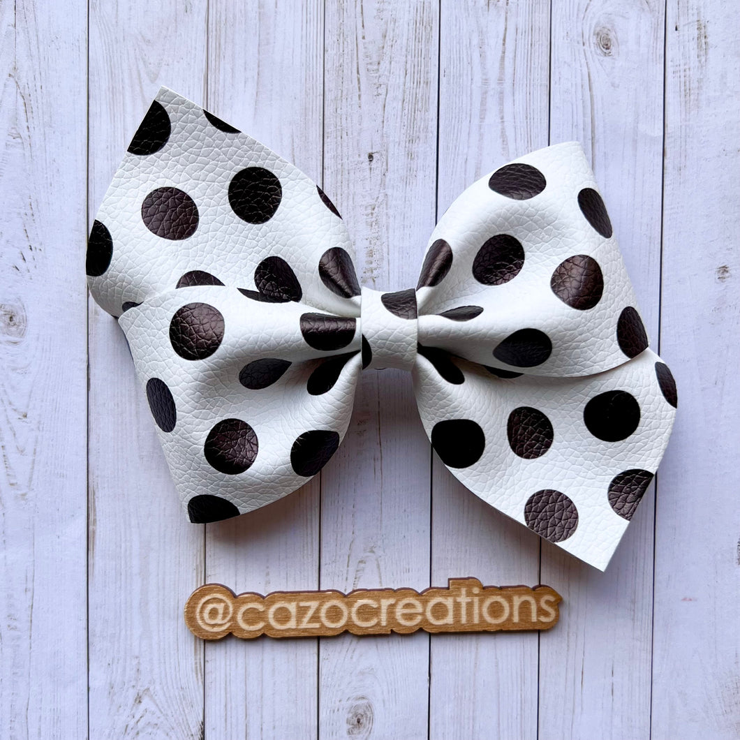 Black & White Polka Dot - Large Loop De Lou