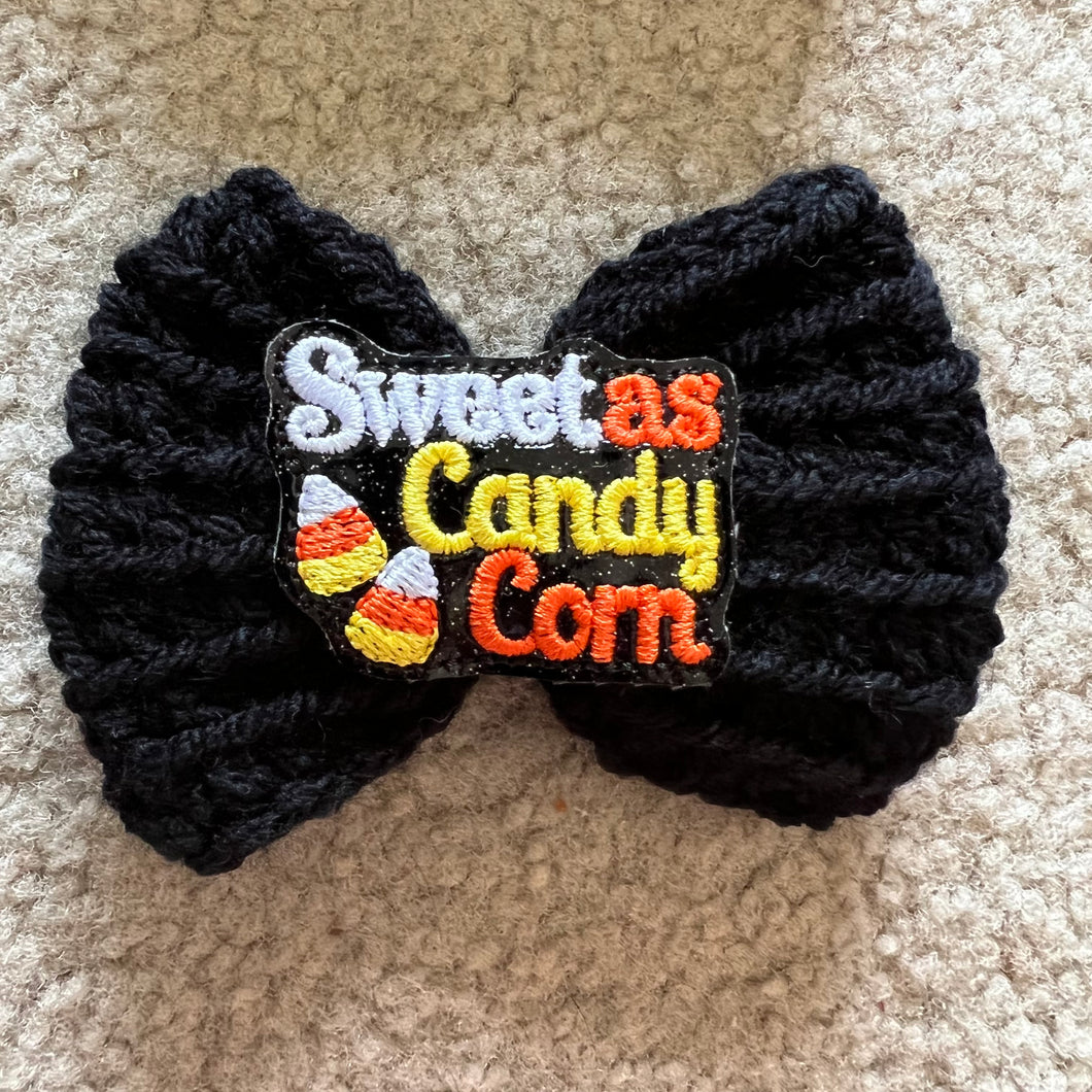 Halloween Crochet Bows