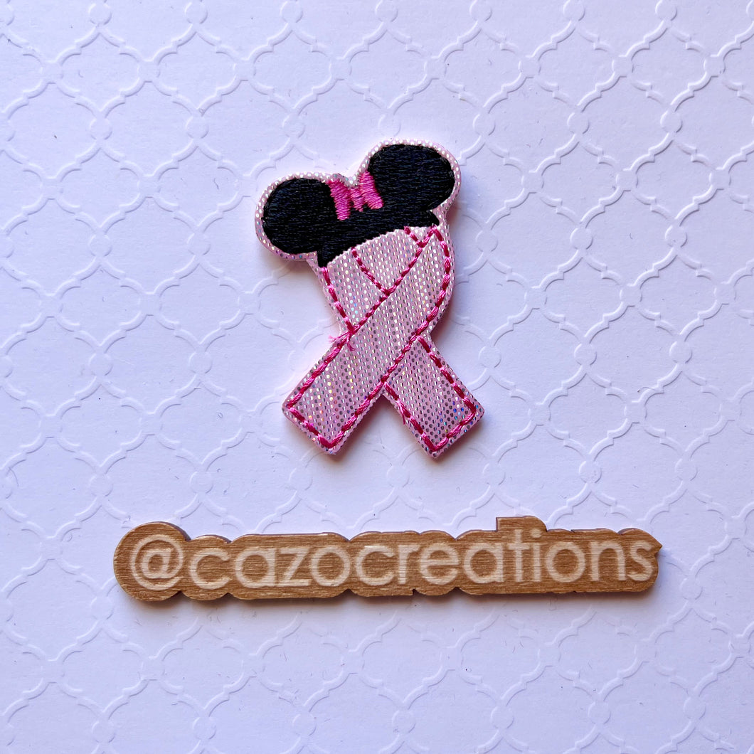 Mouse Ear Breast Cancer Ribbon