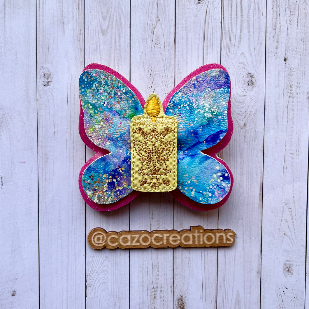 Colombian Magic Candle Butterfly Bow